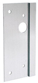 CRL LG410LBS Brushed Stainless 4" x 10" Left Hand Center Lock Latch Guard