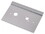 CRL LG610LBS Brushed Stainless 6" x 10" Left Hand Center Lock Latch Guard, Price/Each