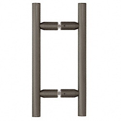 CRL 6" Ladder Style Back-to-Back Pull Handle