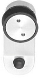 CRL LS9BS Brushed Stainless Laguna Series Glass Mounted Door Stop Fitting