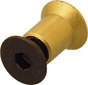 CRL LSQBRNUT Replacement L-Square Brass Nut and Screw