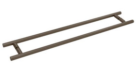 CRL LTB24X240RB Oil Rubbed Bronze 24" Back-to-Back Ladder Style Towel Bar