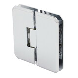 CRL M0N180CH Chrome Monaco 180 Series 180 Degree Glass-to-Glass Hinge Swings In and Out