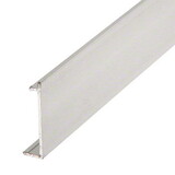 CRL MGCBBA Brushed Brite Anodized Snap-On Cover for Mechanical Glazing Channel