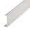 CRL MGCBBA Brushed Brite Anodized Snap-On Cover for Mechanical Glazing Channel, Price/Stock Length