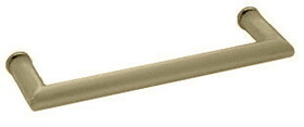 CRL 18" MT Series Round Tubing Mitered Corner Single-Sided Towel Bar