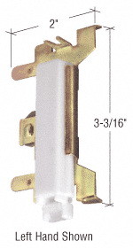 CRL N6553 2" Wardrobe Door Bottom Guide for Cox