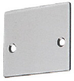 CRL NHECBS Brushed Stainless End Cap with Screws for NH2 Series Wide U-Channel