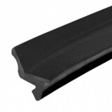 CRL-U.S. Aluminum NP563VC Black 487 Series Vinyl Glazing Gasket for 1/2 and 9/16