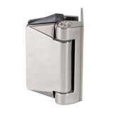 CRL P0L037125PS Polished Stainless Wall Mount Polaris 125 Series Soft Close Gate Hinge