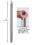 CRL P1BPSBS P1 Series Brushed Stainless 56" Railing Post Only With Adjustable Saddle, Price/Each