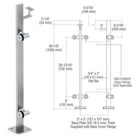 CRL Stainless 42" P3 Series Hand End Post Railing Kit