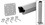 CRL P548KS Metallic Silver 200, 300, 350, and 400 Series 48" Long 135 Degree Surface Mount Post Kit, Price/Each