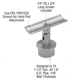 CRL Stainless 1.9" Round P-Series Swivel Standoff Saddle
