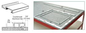 CRL P7933 1&#034; Screen Table Jig Clips - 4