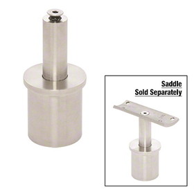 CRL Stainless 1.9" Round Post Vertically Adjustable Post Cap for Saddles