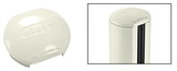 CRL Aluminum Windscreen System Round Post Cap for 180 Degree Center or End