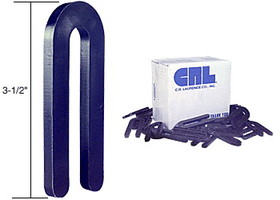 CRL x 3-1/2" Plastic Horseshoe Shims