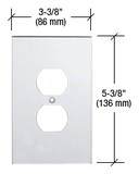 CRL Clear Single Duplex Plug Acrylic Mirror