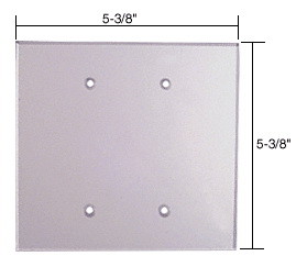 CRL PMP208 Clear Double Blank Acrylic Mirror Plate