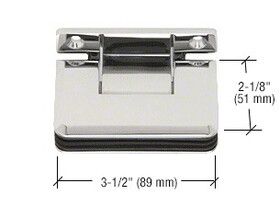 CRL Pinnacle 3 - Point Movable Beveled Style Transom Clamp