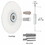CRL REPS5N Round Edge Nylon Replacement Wheel - 2-1/2" x 1/16", Price/Each
