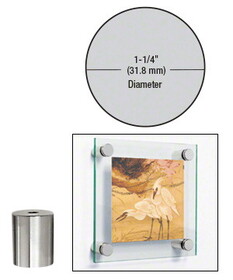 CRL 1-1/4" Diameter by 1-1/2" Standoff Base