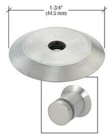 CRL S0TP114BS Brushed Stainless Steel 1-1/4" Diameter Trim Plate for Standoff Bases