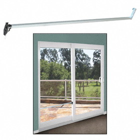 CRL S4013 Aluminum Security Bar for Sliding Glass Doors