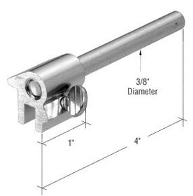 CRL S4373 Aluminum Thumbscrew Bar Lock