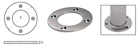 CRL Round Base Plate for Round Tubing
