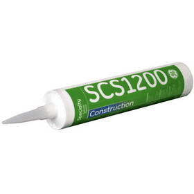 CRL SCS1201 Clear GE&#174; 1200 Construction Silicone Sealant