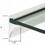 CRL SE1418BN Brushed Nickel 18" Aluminum Shelf Kit for 1/4" Glass, Price/Each