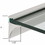 CRL SE1424BN Brushed Nickel 24" Aluminum Shelf Kit for 1/4" Glass, Price/Each