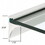 CRL SE3818BA Brite Anodized 18" Aluminum Shelf Kit for 3/8" Glass, Price/Each