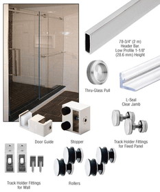CRL Deluxe 180 Degree Serenity Series Sliding System