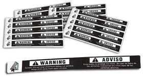 CRL SFW1C Screen Frame Warning Labels