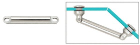 CRL SGF100BS Brushed Stainless Optional Long Link for Column Series Swivel Fittings