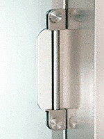 CRL SGH8BN Brushed Nickel Frameless Sliding Glass Door Handle
