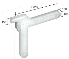 CRL Swivel Key - 1.24" Leg; .15" Width -