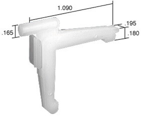 CRL SK400B Plastic Swivel Key - Bulk 100/Pk