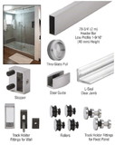 CRL Stainless Senior Deluxe Serenity Sliding Shower Door System