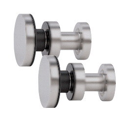 CRL SRSERF4FPBS Brushed Stainless Track Holder Fittings for Fixed Panel Only for SRSER78 System