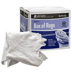 CRL T10500 White Thermals Box of Rags