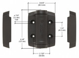 CRL Heavy Duty Self Closing Adjustable Hinge