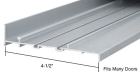 CRL TH643A Aluminum OEM Replacement Patio Door Threshold - 4-1/2" Wide x 6' Long