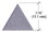 CRL TP3 Size No. 3 - 7/16" Triangle Points