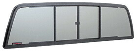 CRL TSW1400S Duo-Vent Four Panel Slider with Solar Glass for 1984-1995 Toyota SR5 Standard Cab