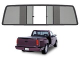 CRL TSW875S Duo-Vent Four Panel Slider with Solar Glass for 1982-1993 GMC/Chevy S-Series Truck