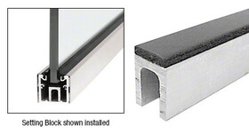 CRL UCSB4 Aluminum Neoprene Setting Block for Glass